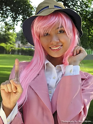 Filipina Cosplayer Jerry Polence as a Schoolgirl