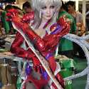 Filipina cosplay queen Alodia Gosiengfiao cosplays Amaha Masane from the anime series Witchblade at the 2010 San Diego Comic-Con.