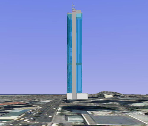 PBCom Tower in Google Earth